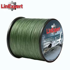 Linexpert Durable Braided Fishing Line, Smooth Carp Fishing, Anti-Scratch Wear Resistant, Suitable for Lure Sea Fishing, Ice Fishing