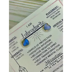 Labradorite Sterling Silver Earrings