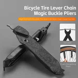 WEST BIKING Bicycle Tire Lever Chain Magic Buckle Clamp Tool, Durable Professional Cycling Accessory, Convenient Bike Repair Kit