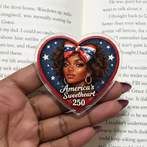 Black Girl Patriotic Phone Grip, America 250 Years Anniversary Kindle Grip, Melanin Girl USA 1776 Theme Pop Socket