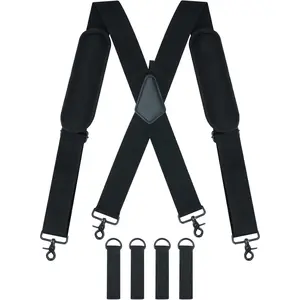 Tool Belt Suspenders Padded Work Belt with Loops for Men Carpenter Construction Electrician