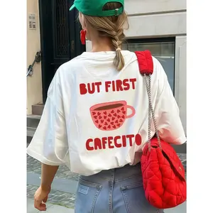 But First Cafecito Tee – Coffee Cup Design for Every Day