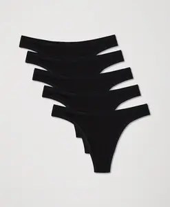 Women's Organic Everyday Classic Fit Thong 5-Pack