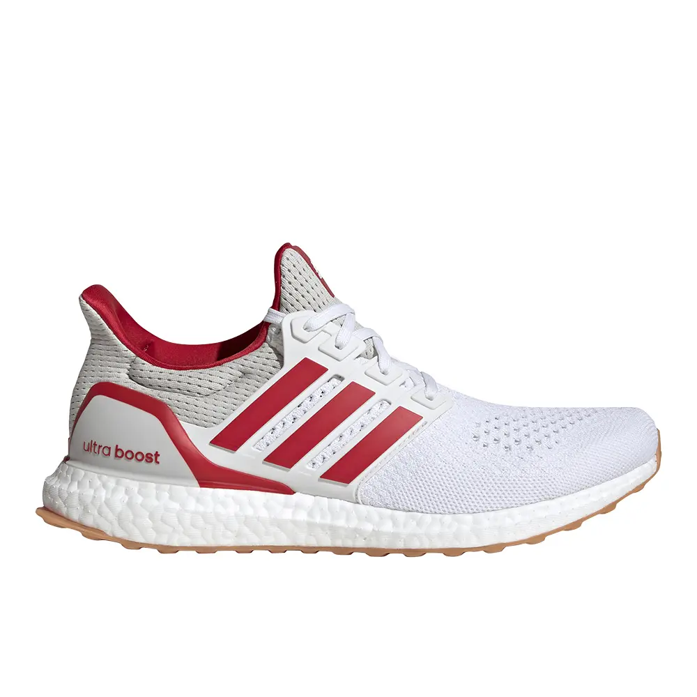 adidas Mens Ultraboost Ultra Boost 1.0 Running Sneakers Shoes - Red, White