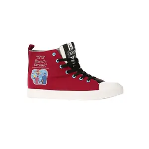 Beetlejuice Recently Deceased Maroon Adult Sneakers