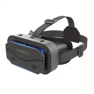 Mobile Virtual Reality 3D Glasses - VR Headset for iPhone & Android, Immersive 3D Experience with Phone Lenses, Premium VR Helmet