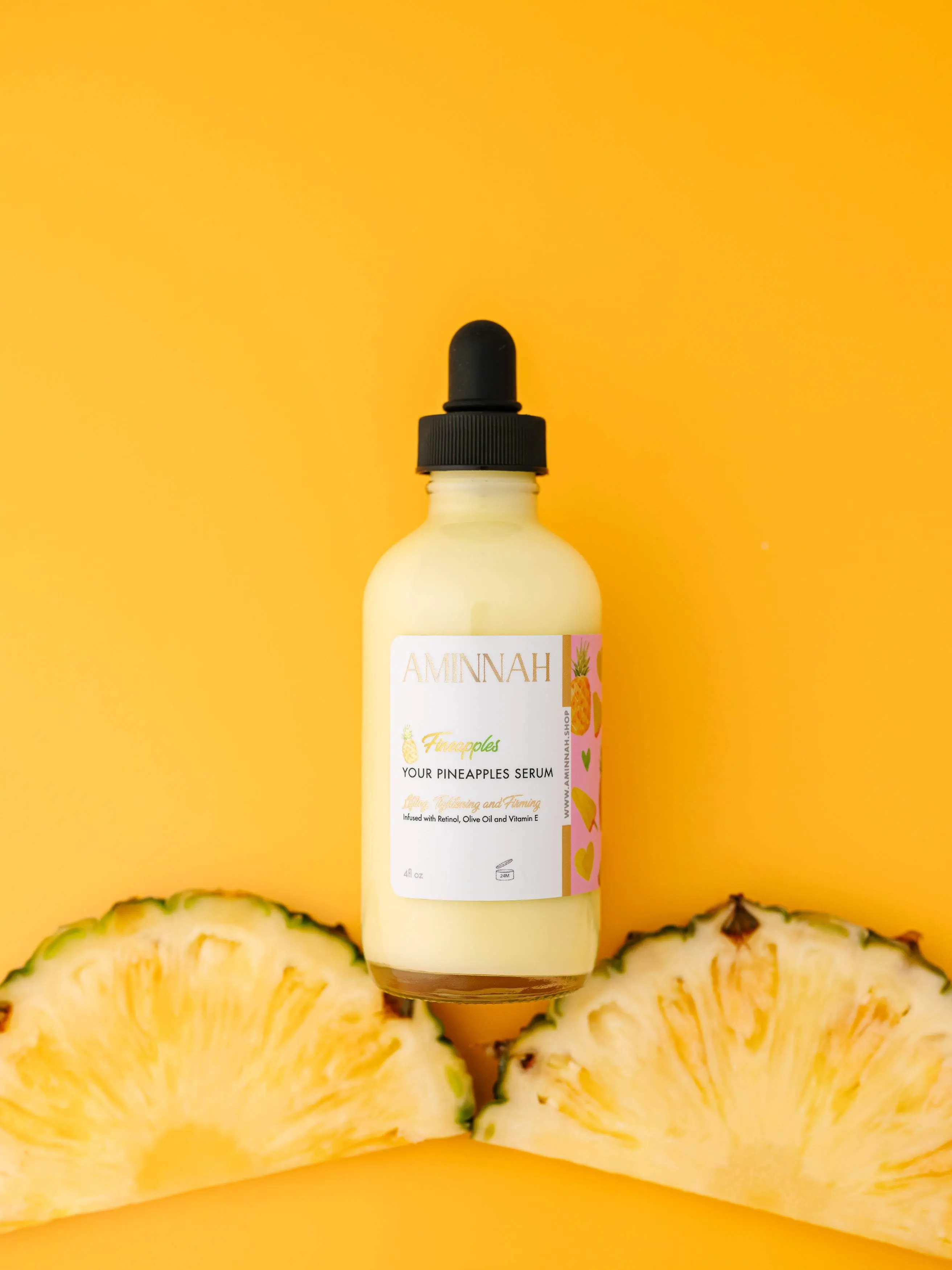 Fineapples Boob Serum - Pineapple Extract Anti Aging Beauty Serum Formula, Enhancing Skin Tightener for Repair, Firming, Deep Hydration (Single Item)