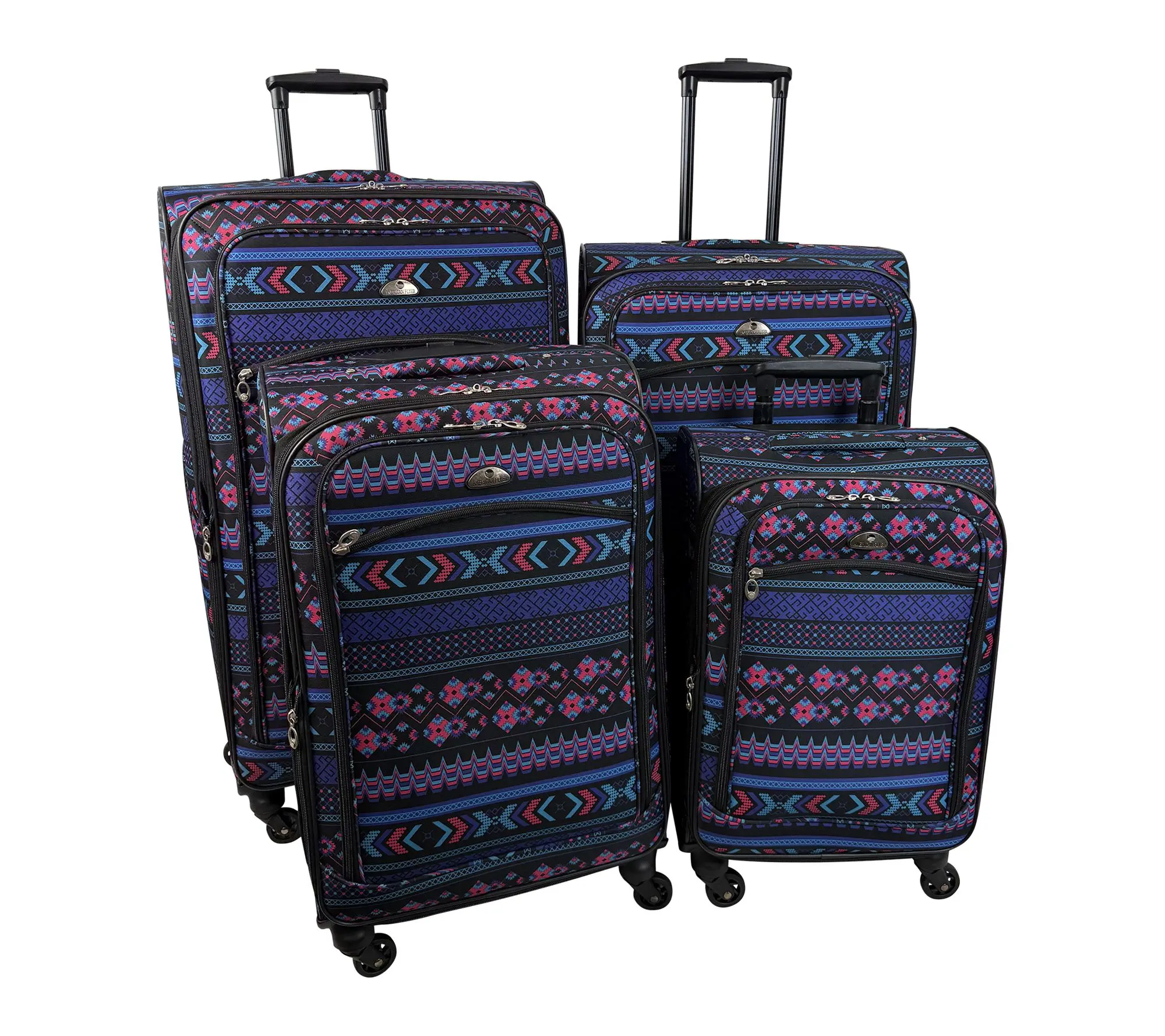 American Flyer Navajo 4-Piece Luggage Set American Flyer Navajo 4-Piece Luggage Set