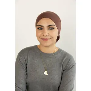 Jersey Under Scarf Tube Cap - Chocolate Brown Jersey Under Scarf Tube Cap - Chocolate Brown