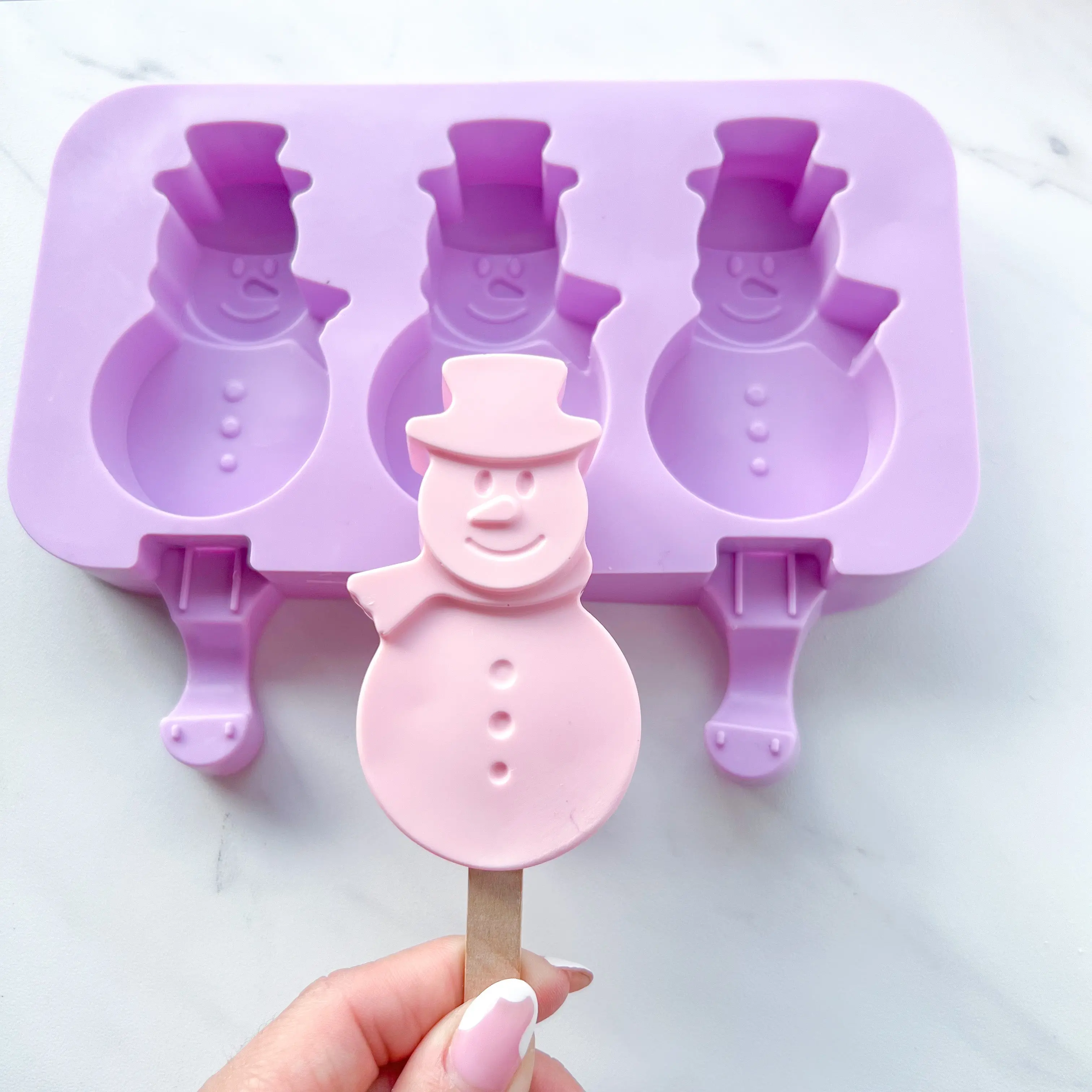 SNOWMAN POPSICLE MOLD