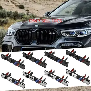For BMW M COMPETITION M1 M2 M3 M4 M5 M6 M7 M8 X1M X2M X3M X4M X5M X6M 1Pcs 3D ABS Car Front Grille Emblem Badge Decoration Accessories, Car Vehicle Decoration, Vehicle Exterior Decoration, Car Decorations