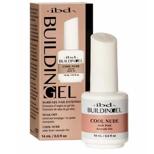 IBD Building Gel Nail Polish - 0.5 fl oz Cool Nude Manicure Cosmetic Gel Nail Polish, Gel Nails, Nail Art