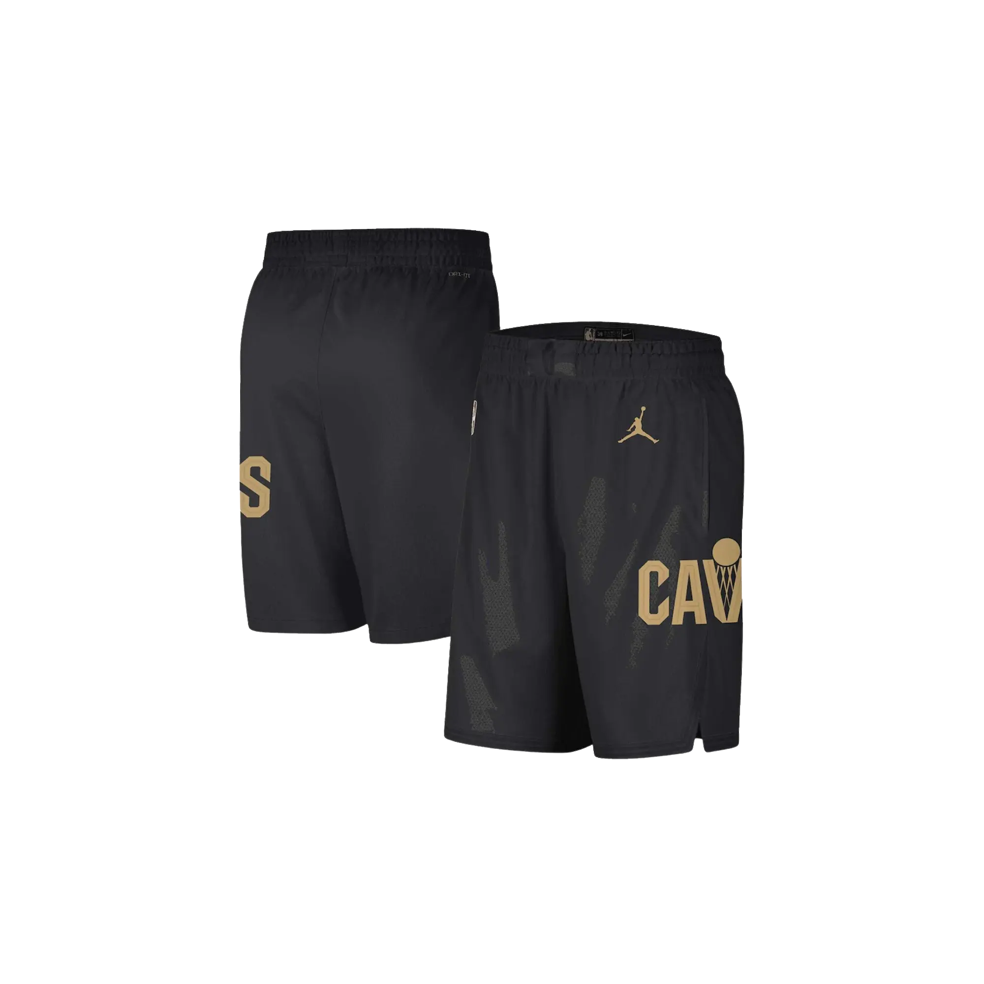 NBA Jordan Cavs Basketball Shorts "Black" CV9556 010