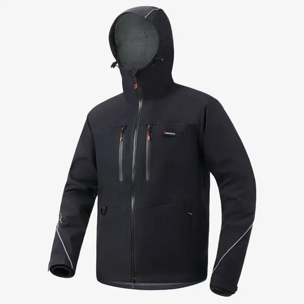 Piscifun 3-Layer Waterproof Fishing Jacket | Breathable Windproof Fly Fishing Wading Rain Jacket