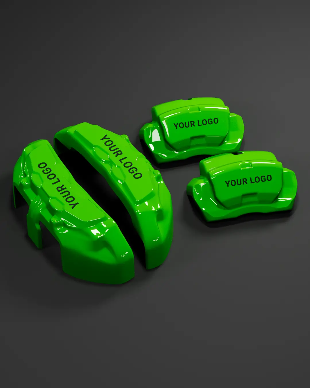 Custom Brake Caliper Covers for Honda in Green Color – Set of 4 + Warranty