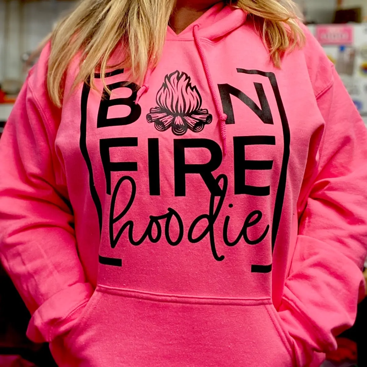 Bonfire Hoodie | Hot Pink Sweater