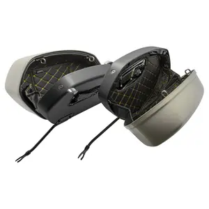 HOGWORKZ® Saddlebag Liners for Harley® Low Rider ST / Sport Glide '18-'24 | Gold Stitching