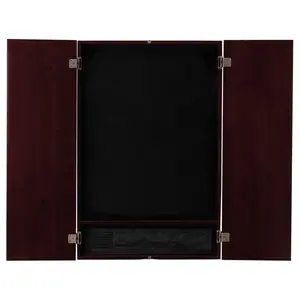 Viper 40-0358 Metropolitan Electronic Soft Tip Dartboard & Cabinet Bundle, Deluxe Set, 797 Dartboard & Darts - Mahogany