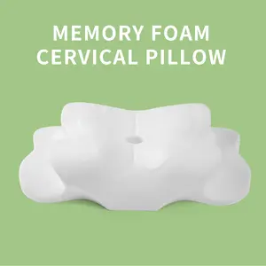 Dad's Best Gift Butterfly Design Neck Pillow - Detachable Skin-Friendly Breathable Memory Foam Pillow for Cozy Home Sleep Support