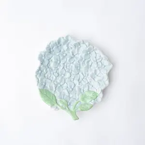 Hydrangea shaped tableware plate/serving dish/tray