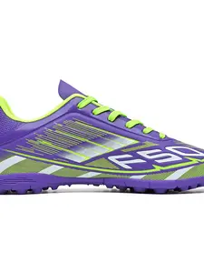 Breathable Men's Soccer Shoes TF Studs, Outdoor Sports Cleats, Durable Anti-Slip, Superior Grip, Ankle Protection, All-Season Use Football Boots
