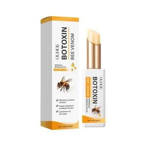 OUHOE Wrinkle Serum Stick Bee Venom Botulinum Polypeptide Anti-Wrinkle Firming Portable Nourishing Moisturizing Hydrating Serum Stick