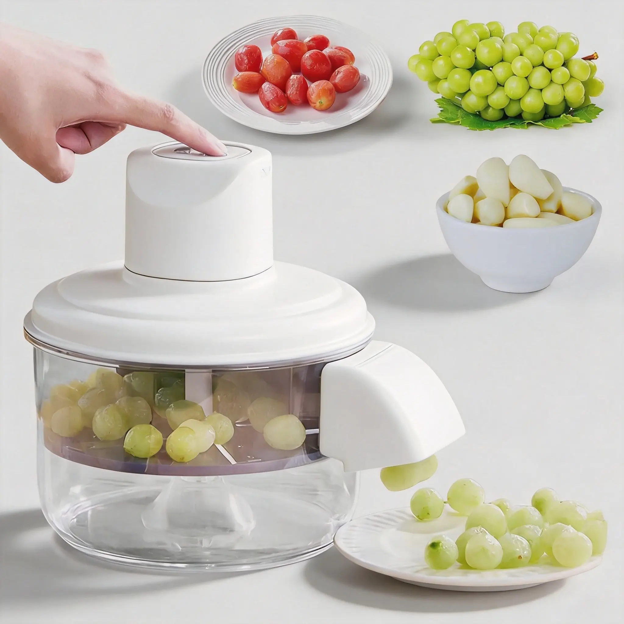Rechargeable Electric Garlic Peeler & Fruit Skin Remover, Automatic Mini Kitchen Tool for Home Use