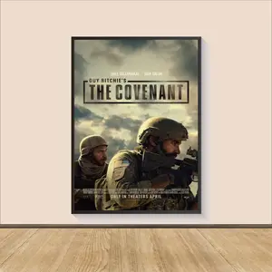 Guy Ritchie's The Covenant Movie Poster Print, Canvas Wall Art, Room Decor, Personalized gift