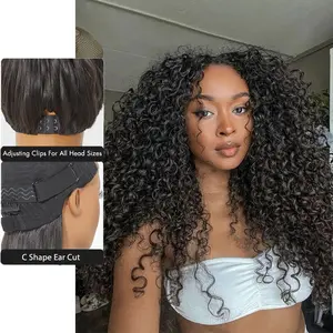 【LIVE】Luvme Glueless 7x6 Burmese Curly Wig All Day Comfort HD Lace Wig Pre Plucked Pre Bleached Pre Cut Ready To Go Messy Curl