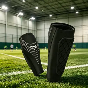 Honeycomb thickened anti-collision calf cover, anti fall shock-absorbing leg support, silicone anti slip breathable fabric+night reflective strip EVA anti-collision buffer suitable for sports scenes such as running, basketball, football, cycling, etc