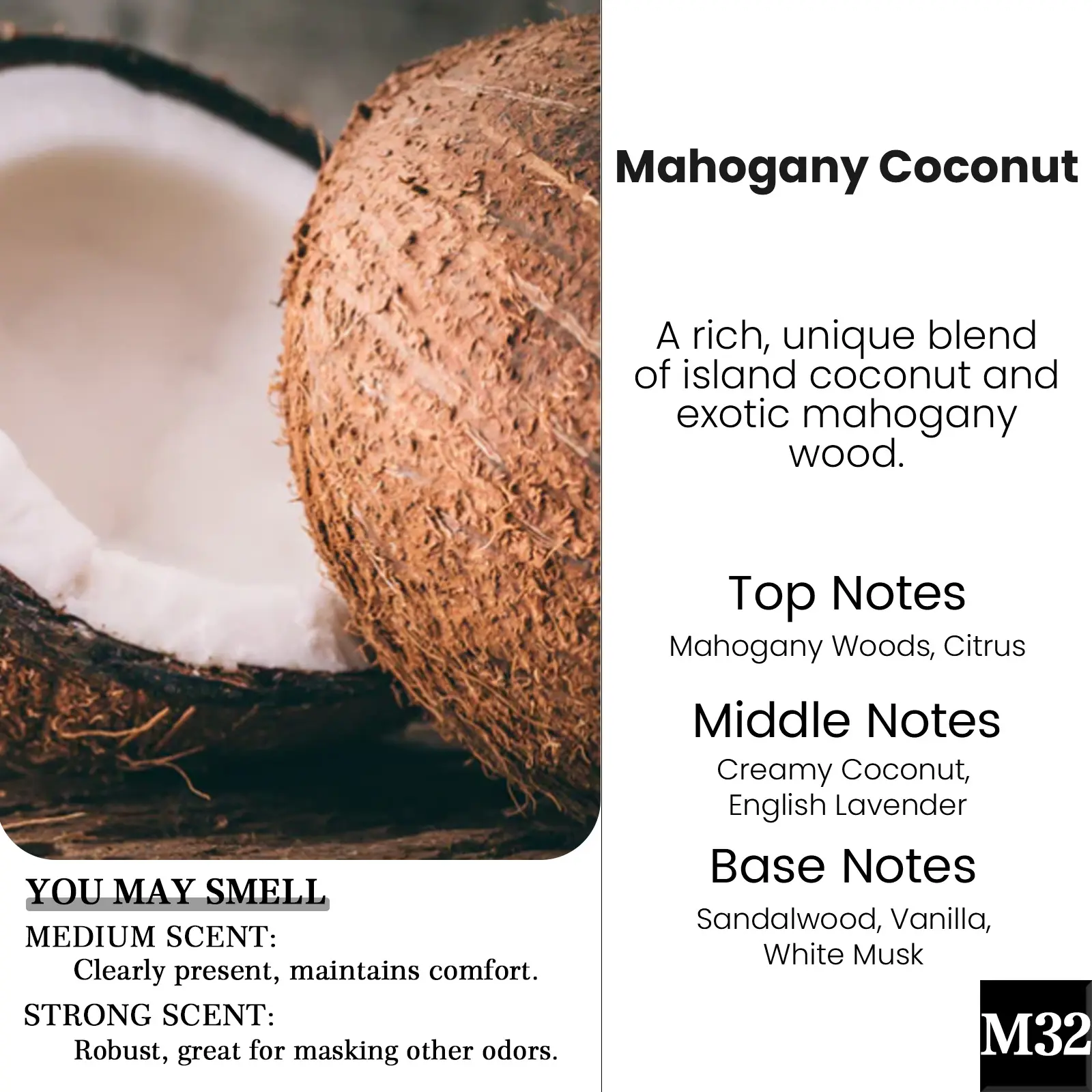 M32-Mahogany Coconut 