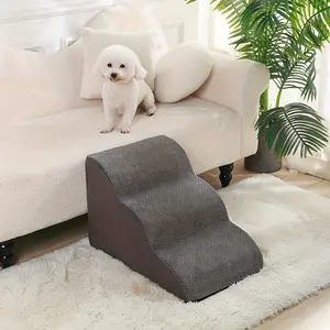1 pet staircase, pet climbing ladder, dog steps for getting on and off sofas and beds, sponge steps, stairs for cats and small dogs