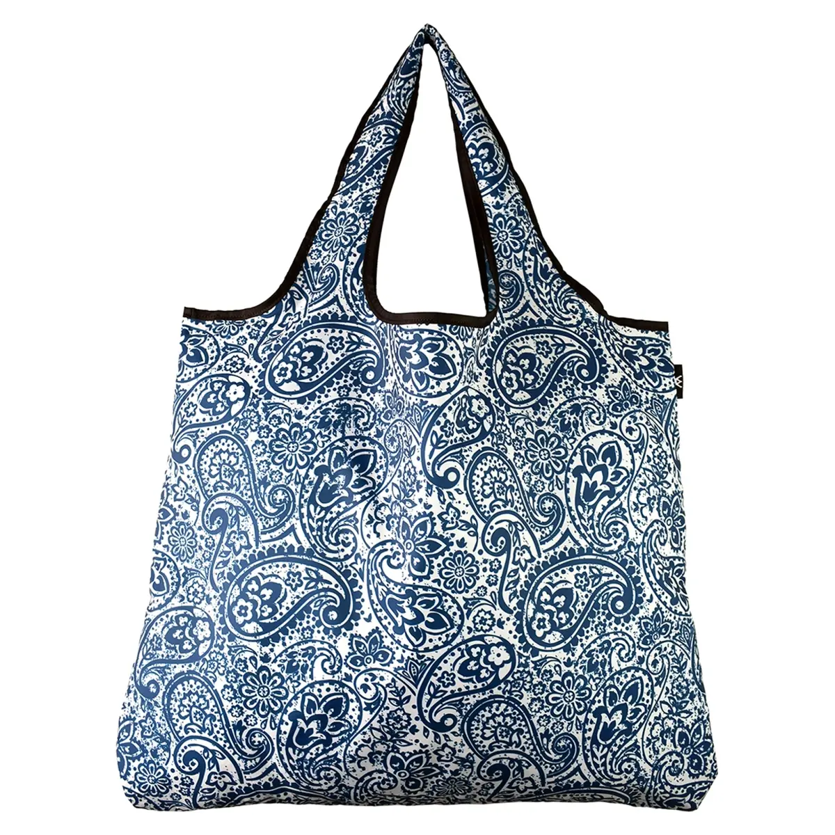 212 MAIN J4387 Jumbo Eco-Friendly Stylish Reusable Washable Shopping Tote, Large Capacity Heavy-Duty Durable Versatile Beach Tote - Paisley, Durable Shopping Bags