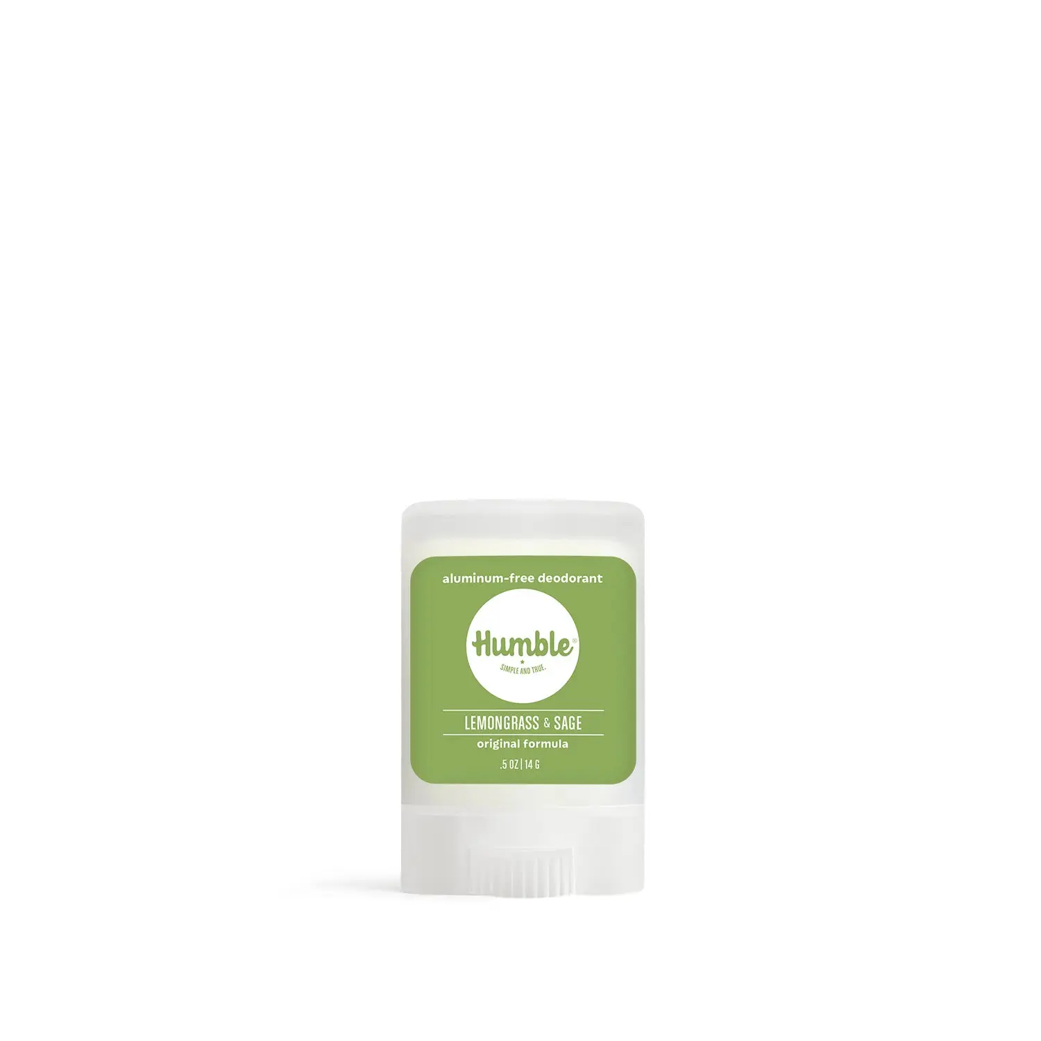 Humble Brands Lemongrass & Sage Travel Size Deodorant, Always Aluminum Free, .5 oz