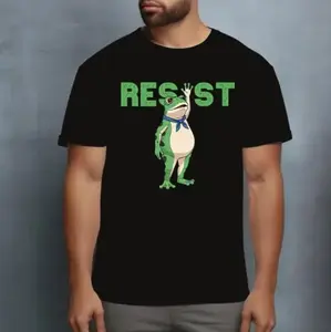 Portland Frog Shirt Anti ICE Shirt, Resist T-shirt, Casual Crewneck Short Tee, Shirt for Men’s & Women’s Streetwear, Casual Everyday