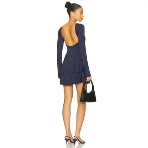 NIA Sienna Dress in Midnight
