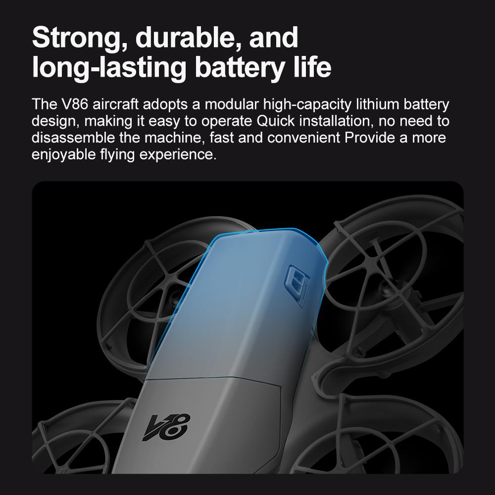 HD Mini RC Drone with Dual Cameras, Optical Flow Positioning, 360° Stunt Rolls, One-Key Takeoff and Landing, Ideal for Beginners, Indoor/Outdoor Flight, Includes 2 Batteries, Stable and Easy to Control obstacle avoidance