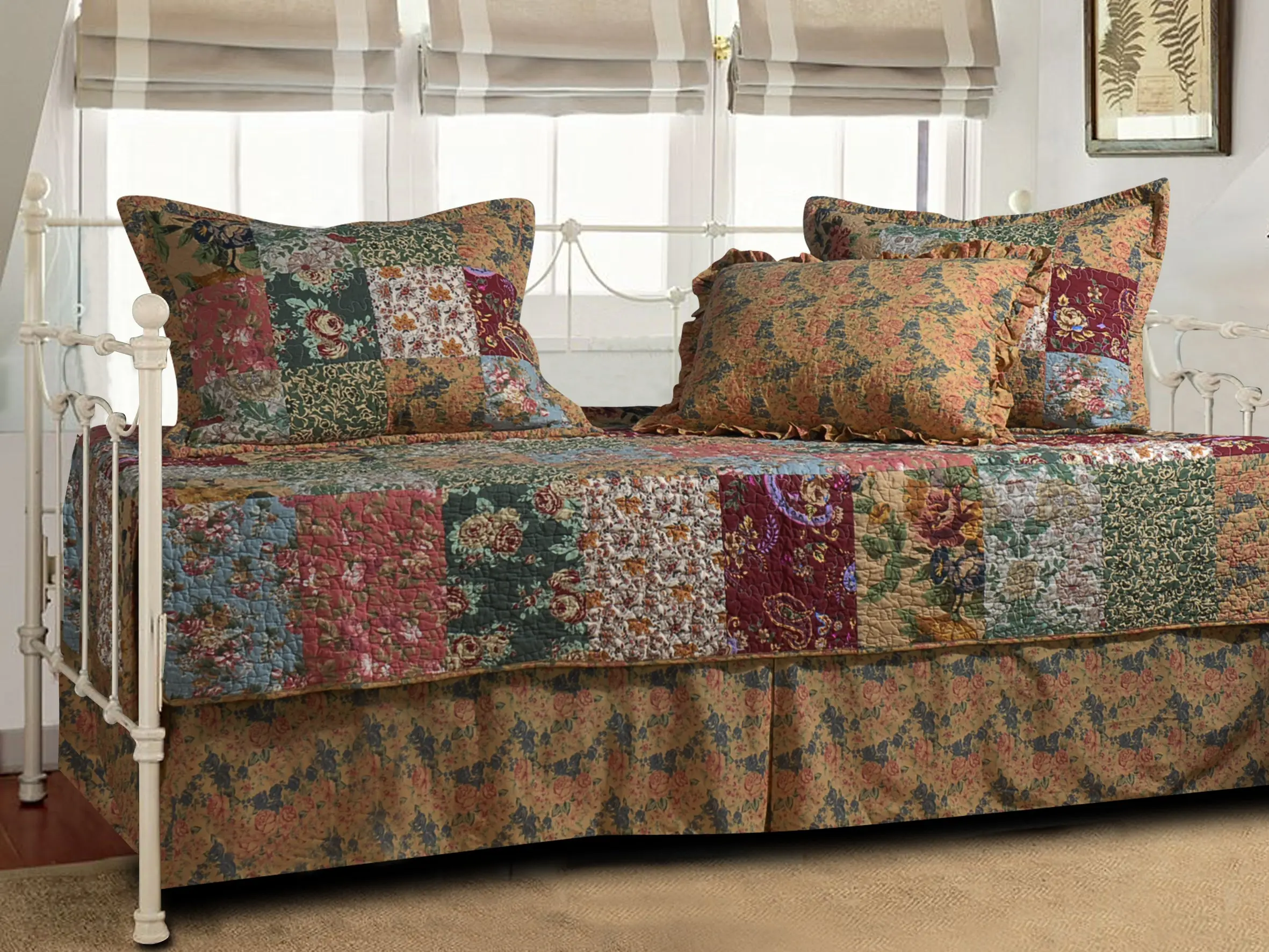 Greenland Home 0911AD Antique Chic Multi Daybed, 5 Piece set