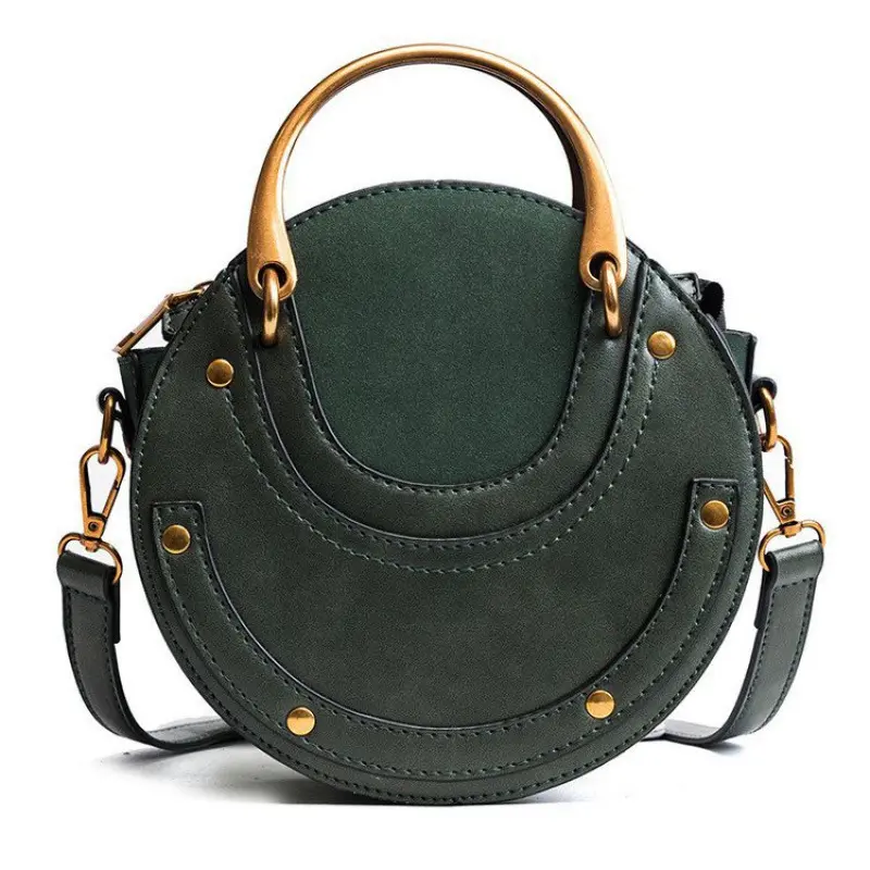 luxury  travel  bag 2025 Autumn Winter New Single Shoulder Adjustable Strap Crossbody Bag Solid Color Simple Matte Zipper Women's Commuter Small Round Bag Personality Casual Fashion Trendy Handbag for Women juicy  couture  simply  sweet