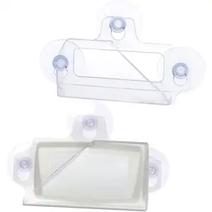 EZ Pass Holder for Windshield with Strong Suction – Secure Toll Pass Cover Fits EZPass Mini & iPass – Durable, UV- and Heat-Resistant Transponder Holder for Car Trip Essentials by , Clear