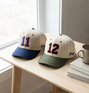 Custom Sports Number Embroidered Hat, Puff Number Baseball Cap, Personalized Player Number Trucker Hat, Game Day Sport Mom Gift