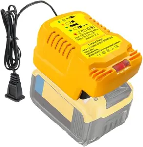 Replace DCB112 Mini Charger for Dewalt 20V Battery Charger, 1/2 Size for DCB112, Compatible with 20V/60V MAX Lithium-Ion Batteries