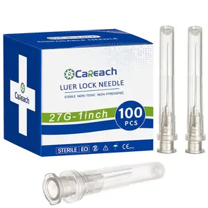 100pcs 27Gauge 1 inch Needles for Lab Accessories Measuring and Refilling Inks