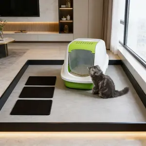 9pcs/12pcs Enhanced Absorption Activated Carbon Pet Filter for Cat Litter Box Freshness & Cleaning