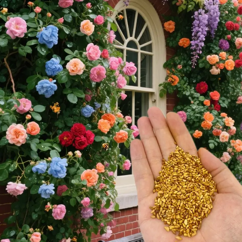 1000 Rose Seeds-Heirloom and varieties for the home garden, non-GMO, easy-to-grow beautiful perennial flowersMaintenance Long Blooming Period