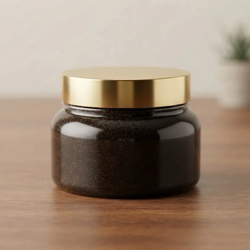 Natural Coffee Body Scrub, Olive & Coconut Infused, Daily Body Care, Moisturizing Exfoliator for Smooth Skin, Nourishing