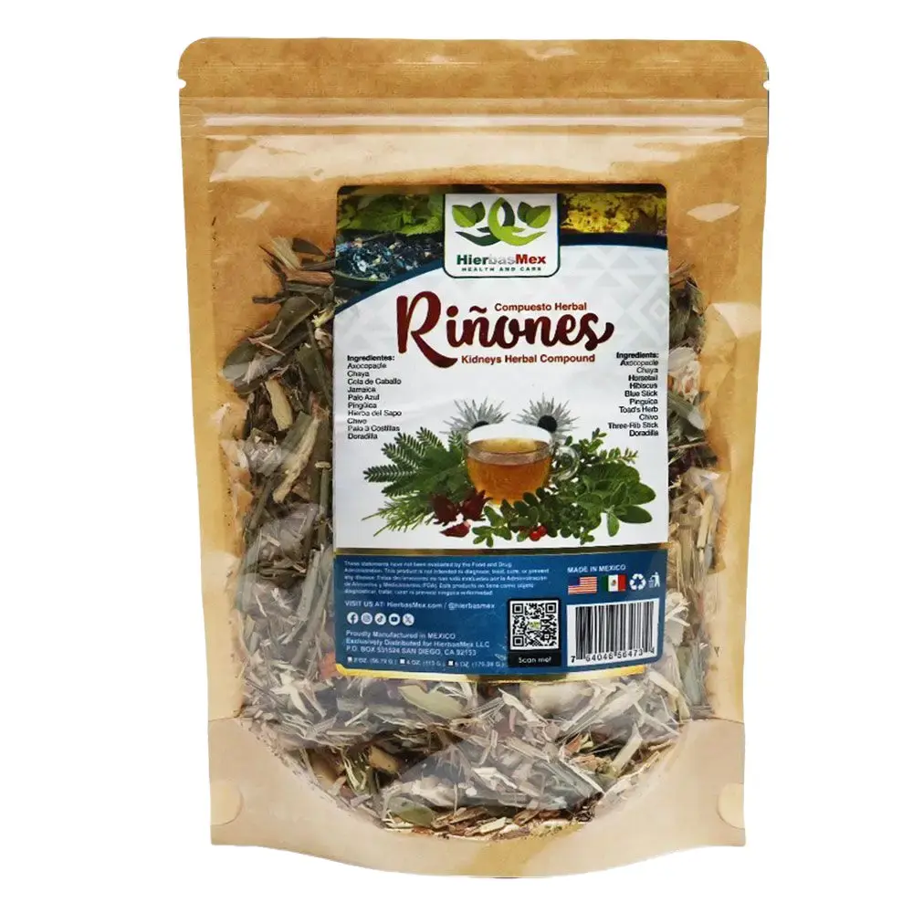 Hierbasmex - Herbal Compound Rinones Tea Herbal Beverage 4oz