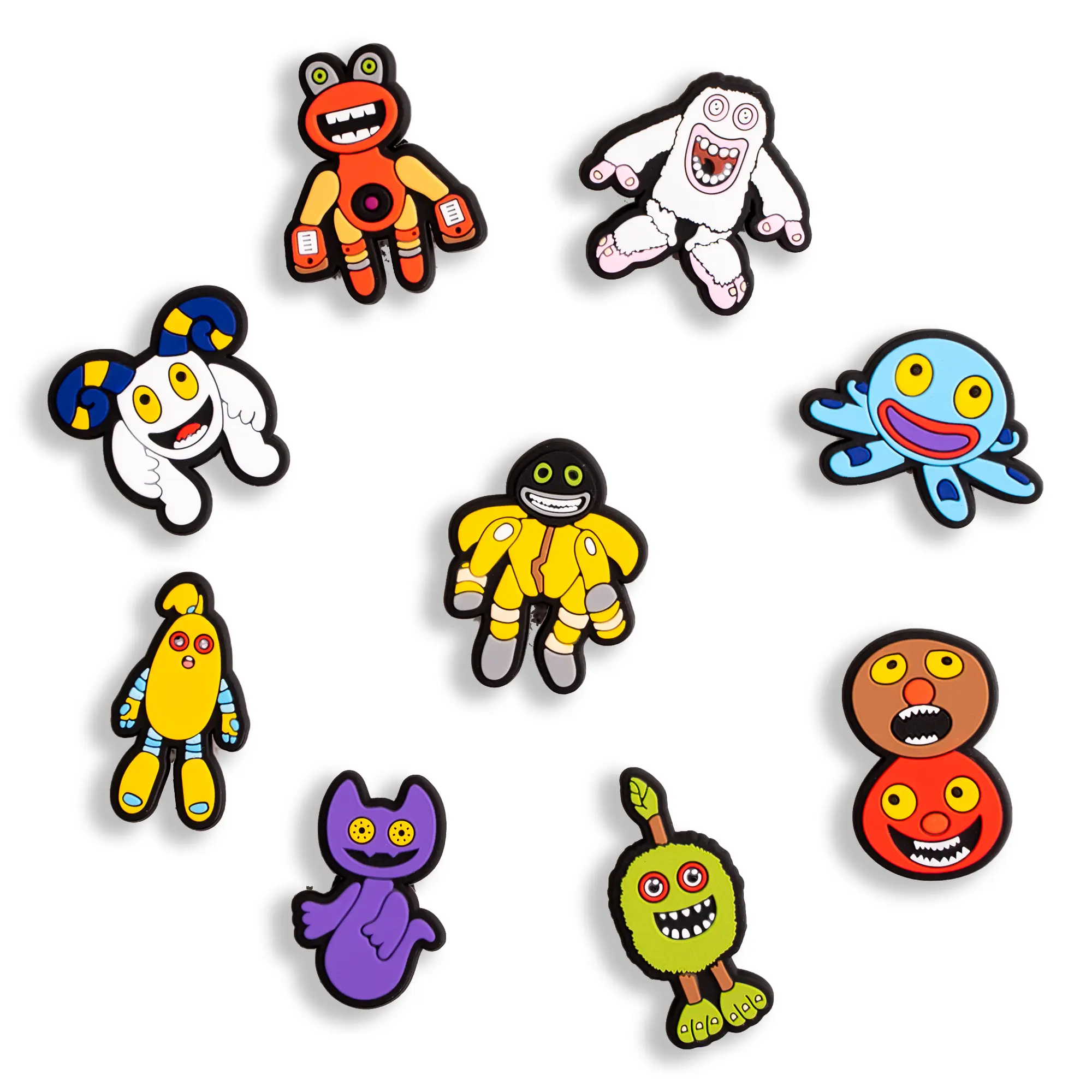 My Singing Monster Croc Charms Game Shoe Charms Monsters Croc Charms Horror Shoe Charms Gift For Boys Kids Men