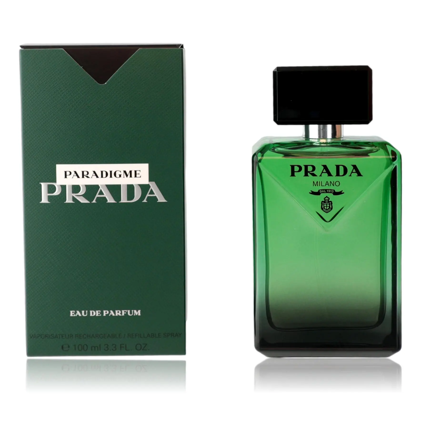 Men's PRADA Paradigme Eau de Parfum (EDP) Perfume Spray, Authentic Signature Scent, 100ml/3.3 fl oz, with Box
