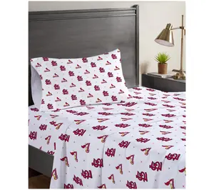 Pegasus Sports MLB Small X Twin Sheet Set
